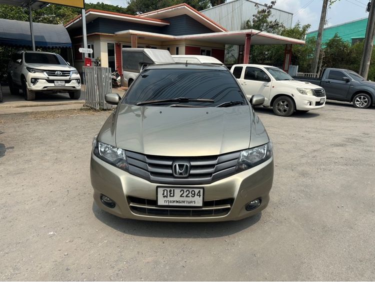 Honda City 2009 1.5 S Sedan เบนซิน ไม่ติดแก๊ส เกียร์อัตโนมัติ น้ำตาล