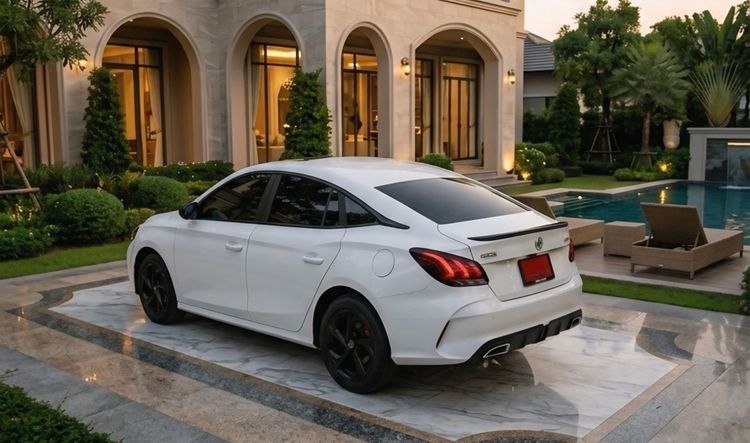 MG MG5 2024 1.5 X Sedan เบนซิน เกียร์อัตโนมัติ ขาว รูปที่ 4