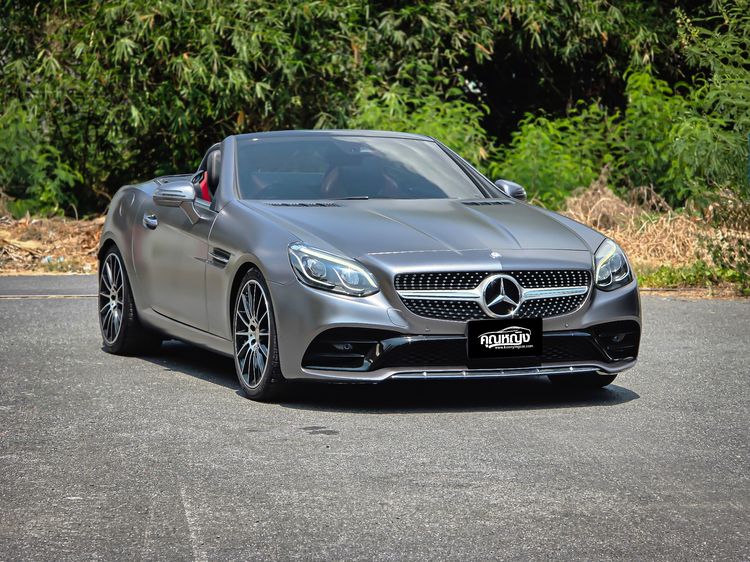 รถ Mercedes-Benz SLC-Class SLC300 สี เทา