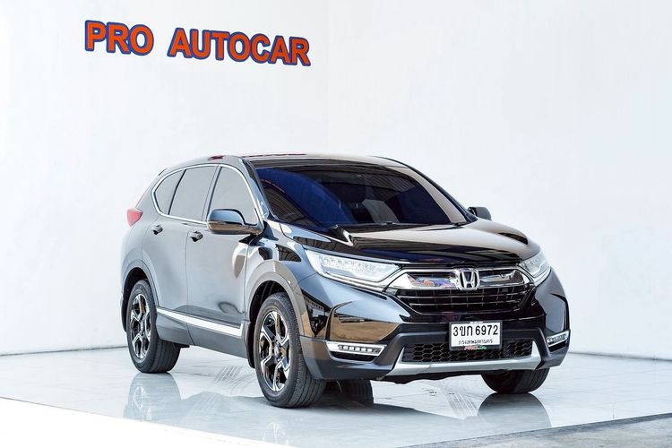 Honda CR-V 2017 1.6 DT EL 4WD Utility-car ดีเซล ไม่ติดแก๊ส เกียร์อัตโนมัติ ดำ รูปที่ 2