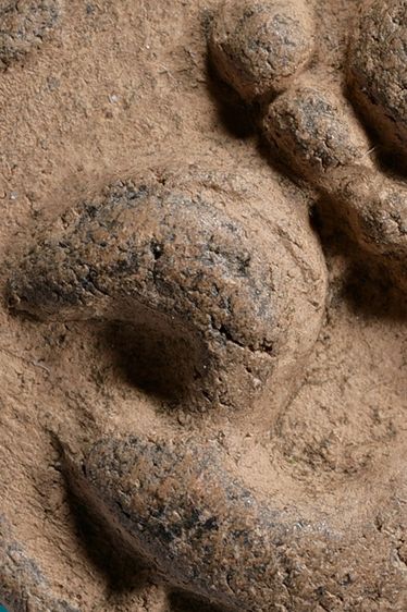 พระหลวงพ่อปาน วัดบางนมโค พิมพ์ทรงไก่หางพวง เนื้อดิน อุดผง รูปที่ 5