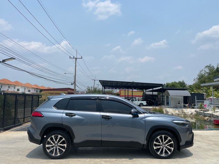 Toyota Corolla Cross 2021 1.8 Hybrid Premium Utility-car ไฮบริด ไม่ติดแก๊ส เกียร์อัตโนมัติ เทา รูปที่ 4