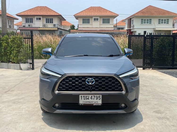 Toyota Corolla Cross 2021 1.8 Hybrid Premium Utility-car ไฮบริด ไม่ติดแก๊ส เกียร์อัตโนมัติ เทา รูปที่ 2