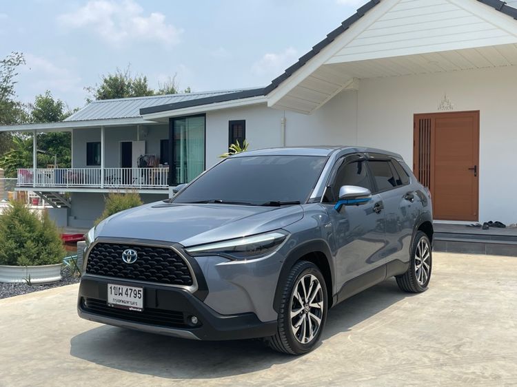 รถ Toyota Corolla Cross 1.8 Hybrid Premium สี เทา