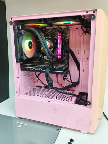 คอมเกมมิ่ง i3-10100 Gen10 RX580 8GB RAM16GB SSD256 HDD1TB เคสชมพู RGB พร้อมเล่น รูปที่ 16