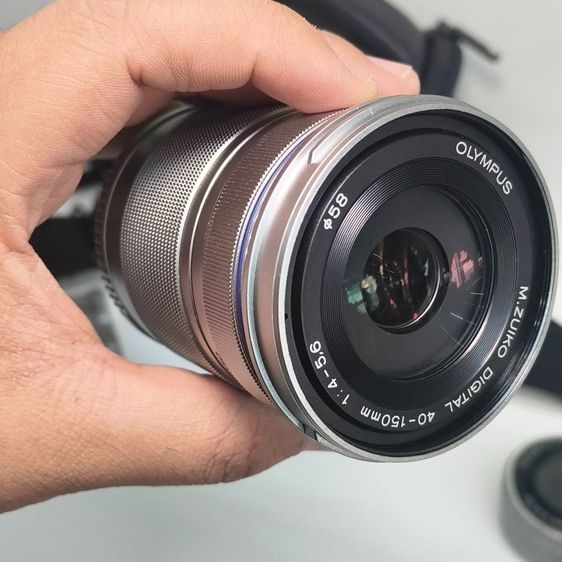 เลนส์Olympus M.Zuiko 40-150mm f4-5.6 R เลนส์ซูมไกล ถ่ายละลายหลังสวย มีฟิลเตอร์ พร้อมใช้งาน รูปที่ 4