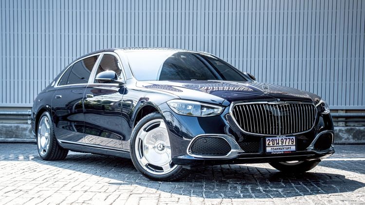 รถ Mercedes-Benz S-Class S580e สี น้ำเงิน