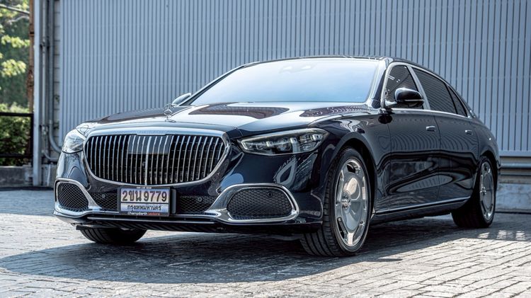 Mercedes-Benz S-Class 2024 S580e Sedan ปลั๊กอินไฮบริด (PHEV) ไม่ติดแก๊ส เกียร์อัตโนมัติ น้ำเงิน รูปที่ 3