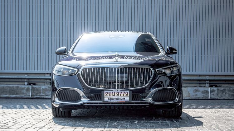 Mercedes-Benz S-Class 2024 S580e Sedan ปลั๊กอินไฮบริด (PHEV) ไม่ติดแก๊ส เกียร์อัตโนมัติ น้ำเงิน รูปที่ 2