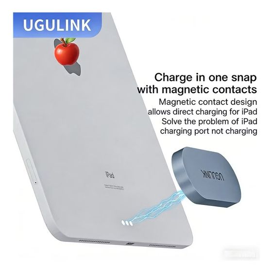 ที่ชาร์จ ipad air 4,5 แบบแปะหลัง รูปที่ 3