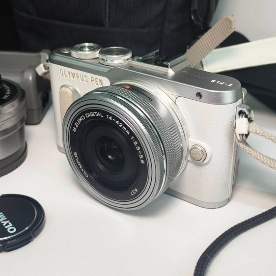 Olympus PEN E-PL8 + เลนส์ 14-42mm สีขาว สภาพสวย ถ่ายคาเฟ่สวยมาก พร้อมใช้งาน รูปที่ 2