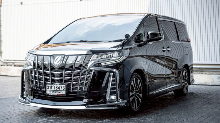 Toyota Alphard 2023 2.5 S C-Package Van เบนซิน ไม่ติดแก๊ส เกียร์อัตโนมัติ ดำ รูปที่ 3