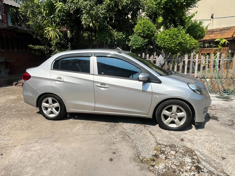 Honda Brio 2013 1.2 Amaze V Sedan เบนซิน เกียร์อัตโนมัติ เทา รูปที่ 3