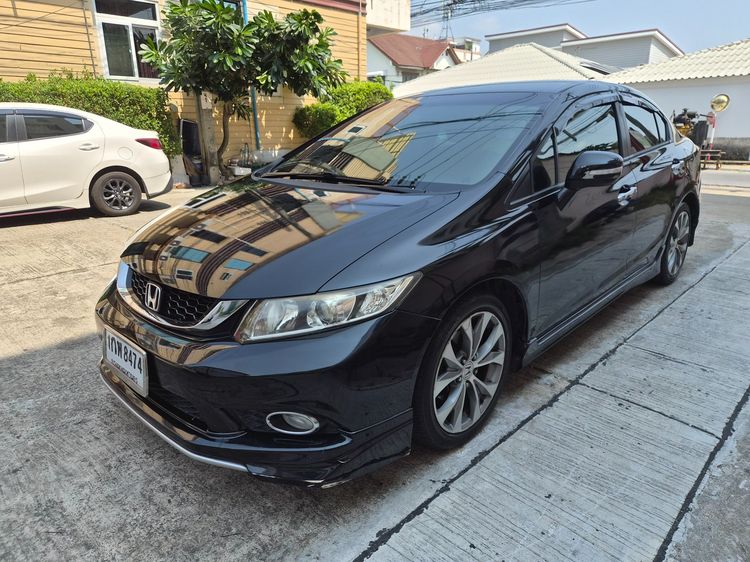 Honda Civic 2012 2.0 E i-VTEC Sedan เบนซิน ไม่ติดแก๊ส เกียร์อัตโนมัติ ดำ รูปที่ 3