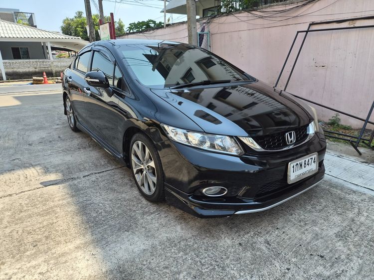 Honda Civic 2012 2.0 E i-VTEC Sedan เบนซิน ไม่ติดแก๊ส เกียร์อัตโนมัติ ดำ รูปที่ 2