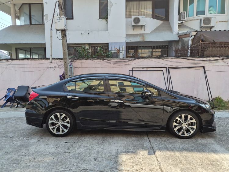 Honda Civic 2012 2.0 E i-VTEC Sedan เบนซิน ไม่ติดแก๊ส เกียร์อัตโนมัติ ดำ รูปที่ 4