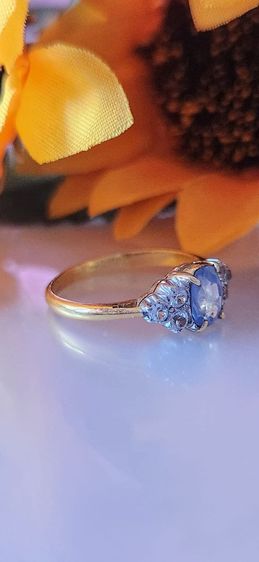 แหวนบลูโทแพชทอง 9k รูปที่ 10