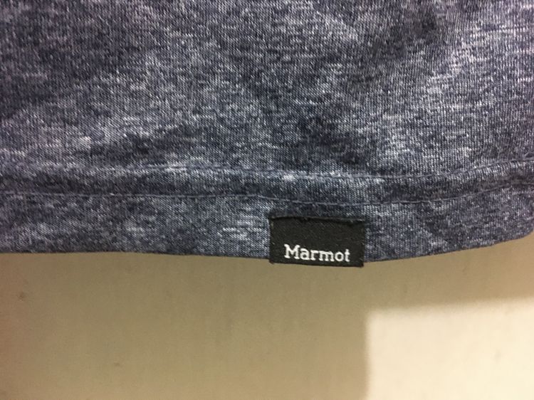 เสื้อคอกลม แบรนด์ Marmot สีเทา รูปที่ 7