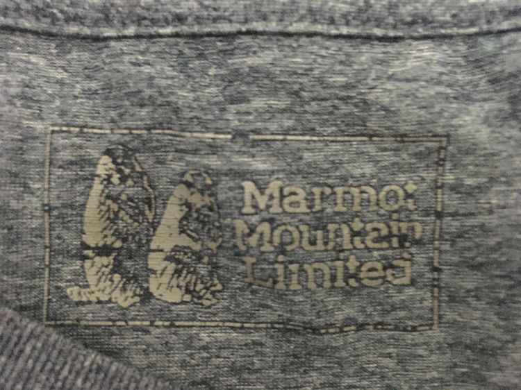 เสื้อคอกลม แบรนด์ Marmot สีเทา รูปที่ 8