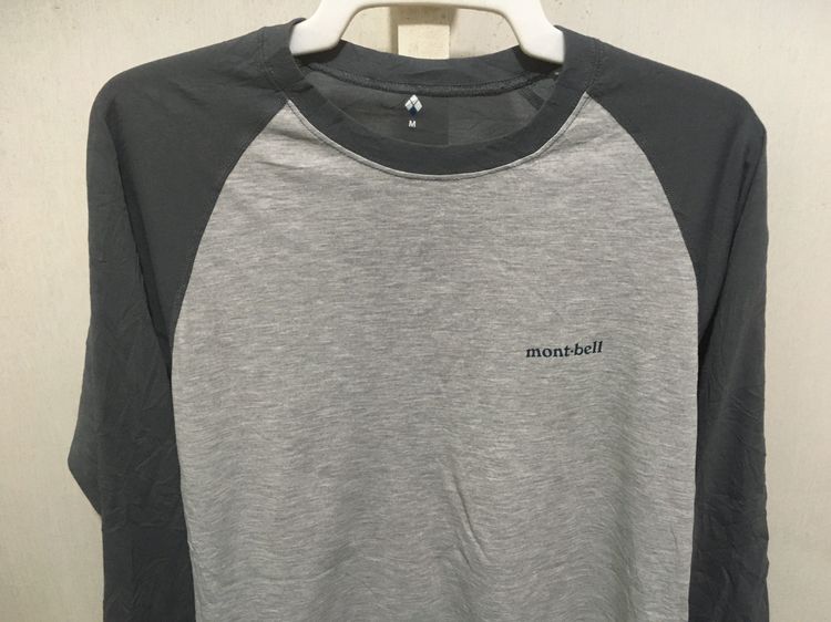 เสื้อคอกลมแขนยาว แบรนด์ Mont-bell สีโทนเทา รูปที่ 3