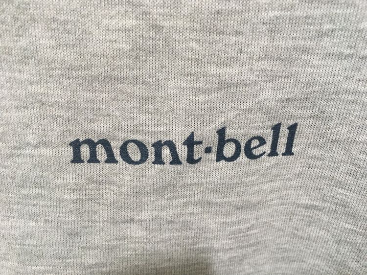 เสื้อคอกลมแขนยาว แบรนด์ Mont-bell สีโทนเทา รูปที่ 6