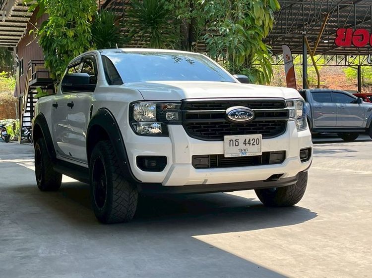 Ford Ranger 2022 2.0 Hi-Rider XL+ Pickup ดีเซล ไม่ติดแก๊ส เกียร์ธรรมดา ขาว รูปที่ 3