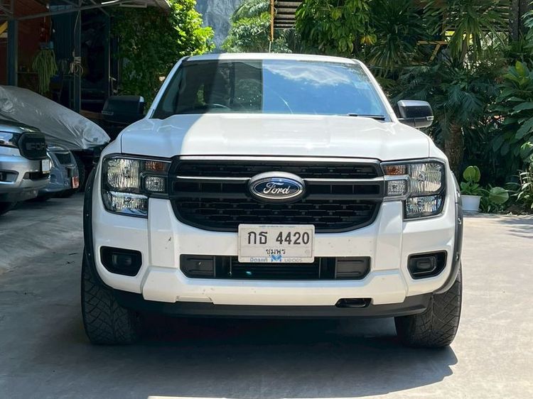 Ford Ranger 2022 2.0 Hi-Rider XL+ Pickup ดีเซล ไม่ติดแก๊ส เกียร์ธรรมดา ขาว รูปที่ 2