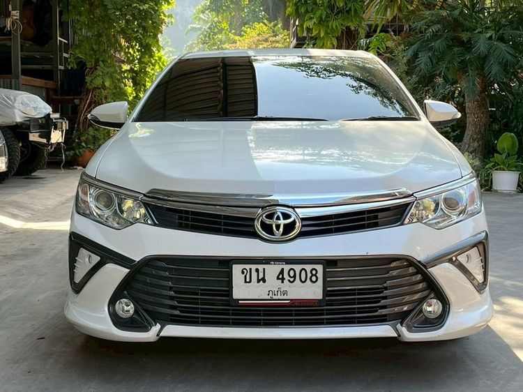 Toyota Camry 2016 2.0 G Extremo Sedan เบนซิน ไม่ติดแก๊ส เกียร์อัตโนมัติ ขาว รูปที่ 2