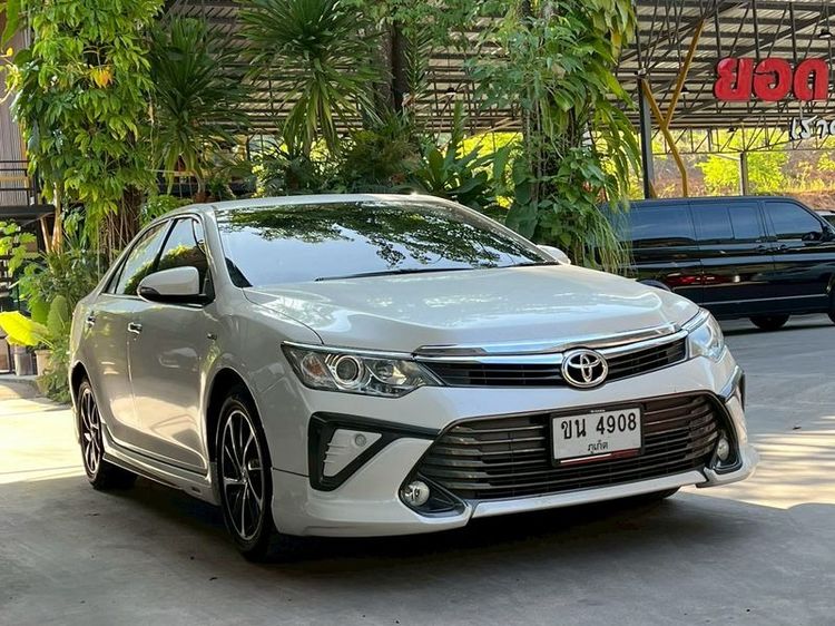 Toyota Camry 2016 2.0 G Extremo Sedan เบนซิน ไม่ติดแก๊ส เกียร์อัตโนมัติ ขาว รูปที่ 3