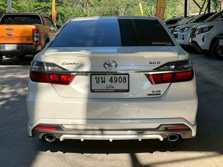 Toyota Camry 2016 2.0 G Extremo Sedan เบนซิน ไม่ติดแก๊ส เกียร์อัตโนมัติ ขาว รูปที่ 4