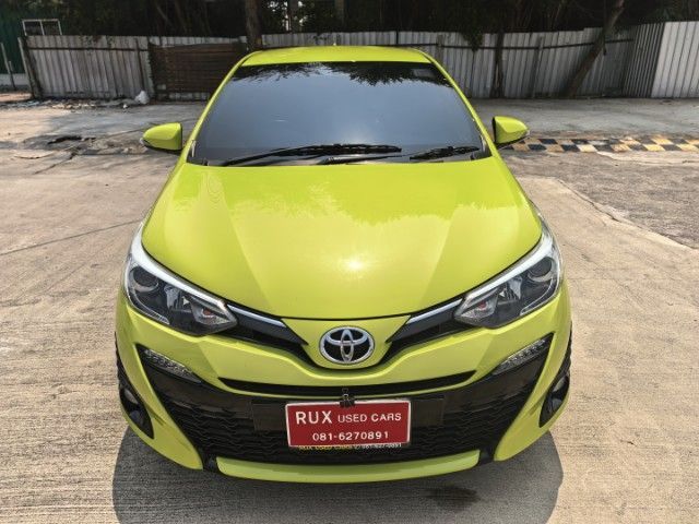 Toyota Yaris 2018 1.2 G Sedan เบนซิน ไม่ติดแก๊ส เกียร์อัตโนมัติ เขียว รูปที่ 3
