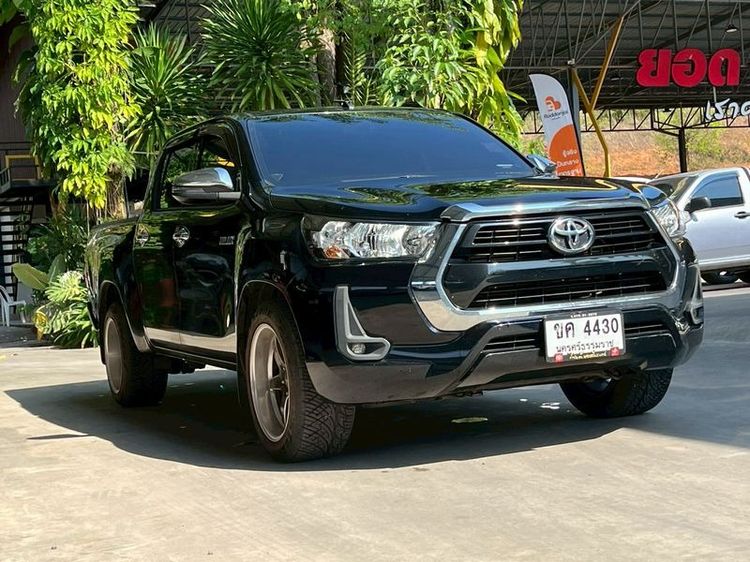 Toyota Hilux Revo 2021 Double Cab 2.4 Mid Z Edition Pickup ดีเซล ไม่ติดแก๊ส เกียร์อัตโนมัติ ดำ รูปที่ 3