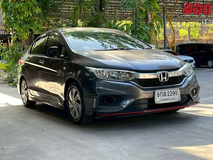 Honda City 2019 1.5 S Sedan เบนซิน ไม่ติดแก๊ส เกียร์อัตโนมัติ เทา รูปที่ 3