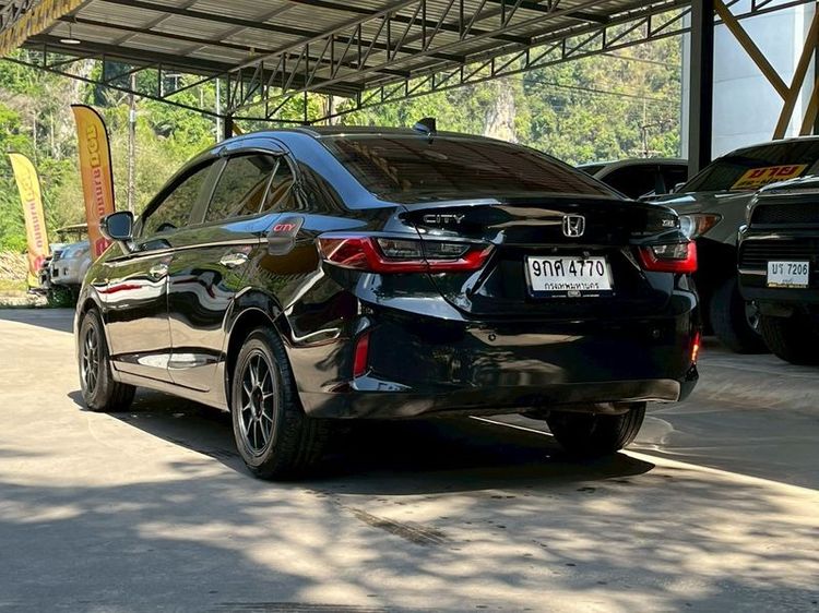 Honda City 2020 1.0 SV Sedan เบนซิน ไม่ติดแก๊ส เกียร์อัตโนมัติ ดำ รูปที่ 4
