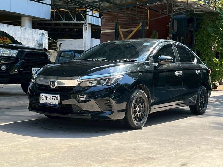 Honda City 2020 1.0 SV Sedan เบนซิน ไม่ติดแก๊ส เกียร์อัตโนมัติ ดำ