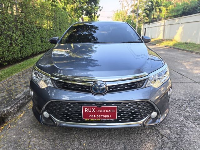 Toyota Camry 2015 2.5 Hybrid Premium Sedan ไฮบริด ไม่ติดแก๊ส เกียร์อัตโนมัติ น้ำเงิน รูปที่ 3