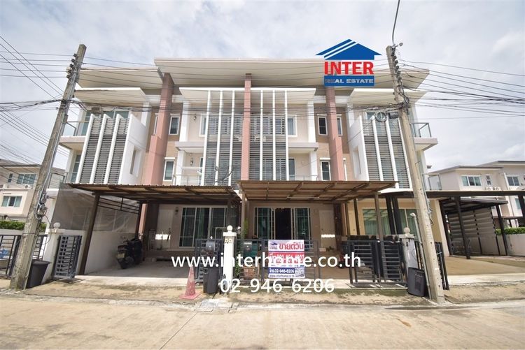 ทาวน์โฮม 3 ชั้น 20.6 ตร.ว. หมู่บ้านทาวน์อเวนิว ซิกซ์ตี้ วิภาวดี60 ใกล้มหาวิทยาลัยเกษตรศาสตร์ ถนนวิภาวดี-รังสิต ถนนวิภาวดี60 เขตหลักสี่ 