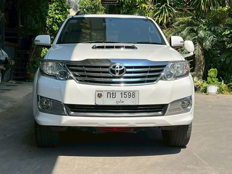 Toyota Fortuner 2013 2.5 G Utility-car ดีเซล ไม่ติดแก๊ส เกียร์อัตโนมัติ ขาว รูปที่ 2
