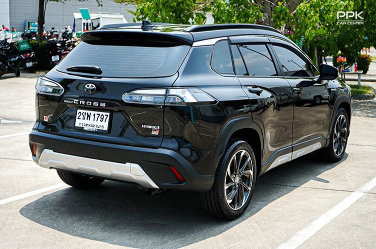 Toyota Corolla Cross 2022 1.8 Hybrid Premium Safety GR Sport Utility-car Hybrid (Diesel) ไม่ติดแก๊ส เกียร์อัตโนมัติ ดำ รูปที่ 4