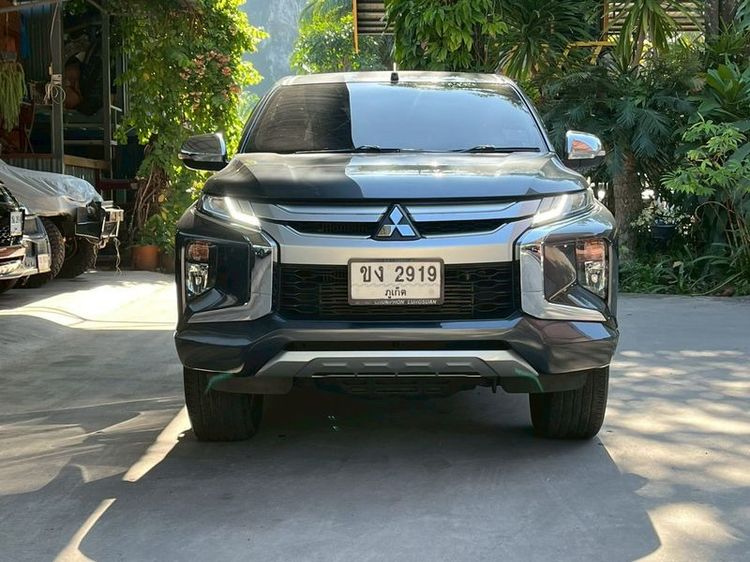 Mitsubishi Triton 2019 2.4 GLS Plus Pickup ดีเซล ไม่ติดแก๊ส เกียร์อัตโนมัติ เทา รูปที่ 2
