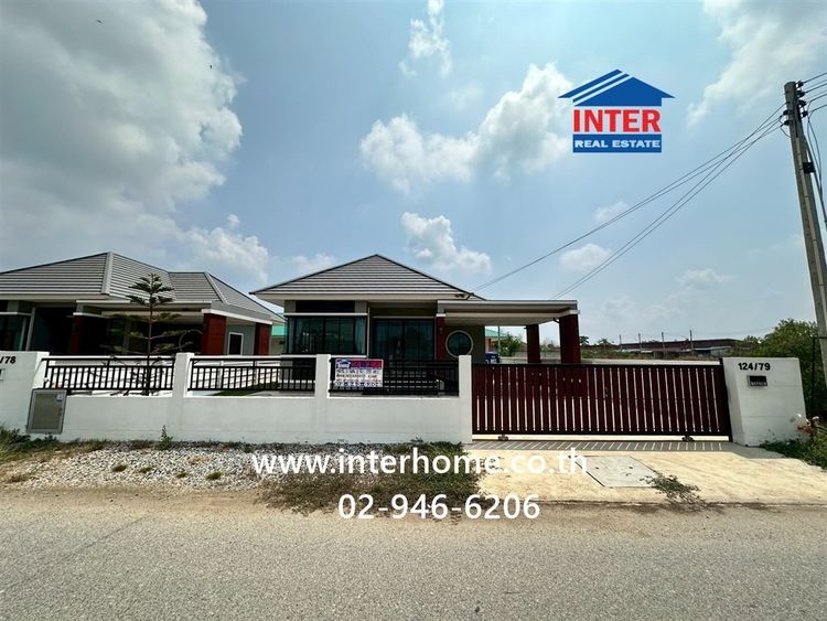 บ้านเดี่ยว 1 ชั้น 68.2 ตร.ว. หมู่บ้านลักษณ์สิริ พร็อพเพอร์ตี้ (เฟส1) ใกล้โรงพยาบาลบ้านโพธิ์ ซอยถนนเทศบาลบ้านโพธิ์13 ถนนฉะเชิงเทรา-บางปะกง 