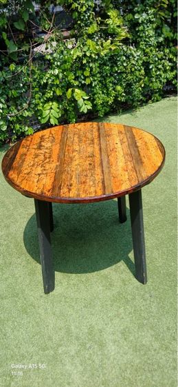Round Wooden Table โต๊ะกลมไม้ รูปที่ 2