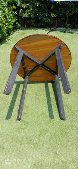 Round Wooden Table โต๊ะกลมไม้ รูปที่ 3