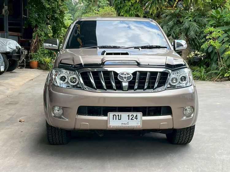 Toyota Hilux Vigo 2004 3.0 G 4WD Pickup ดีเซล ไม่ติดแก๊ส เกียร์อัตโนมัติ บรอนซ์ทอง รูปที่ 2