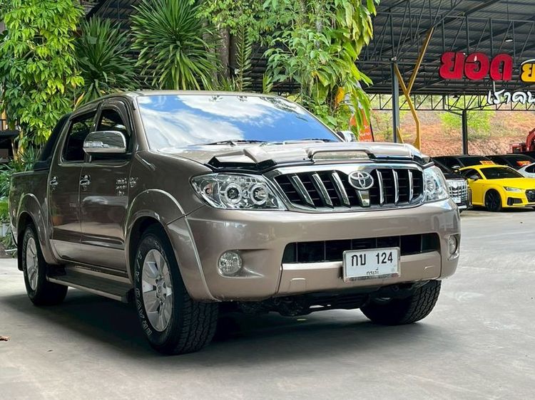 Toyota Hilux Vigo 2004 3.0 G 4WD Pickup ดีเซล ไม่ติดแก๊ส เกียร์อัตโนมัติ บรอนซ์ทอง รูปที่ 3