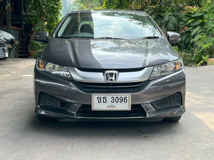 Honda City 2015 1.5 S Sedan เบนซิน ไม่ติดแก๊ส เกียร์อัตโนมัติ เทา รูปที่ 2