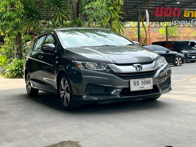 Honda City 2015 1.5 S Sedan เบนซิน ไม่ติดแก๊ส เกียร์อัตโนมัติ เทา รูปที่ 3
