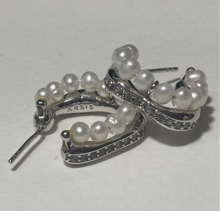 ต่างหูมุก แบรนด์ ARSIS แท้ รูปที่ 3