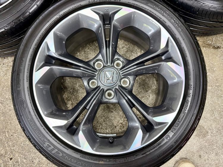 ล้อแม็ก HONDA CIVIC ขอบ 17” สภาพสวยสีเดิม ยาง YOKOHAMA 215-50R17 ปี 25 ดอกยางสวยพร้อมใช้งาน รูปที่ 5
