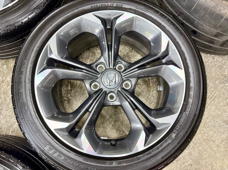 ล้อแม็ก HONDA CIVIC ขอบ 17” สภาพสวยสีเดิม ยาง YOKOHAMA 215-50R17 ปี 25 ดอกยางสวยพร้อมใช้งาน รูปที่ 6